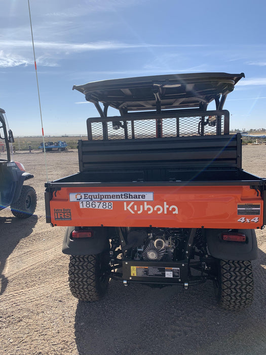 2021 Kubota RTV-X1140W-H Plastic Canopy, Windshield Acrylic Clear, LED Strobe Light, Wire Harness Kit, Back up Alarm