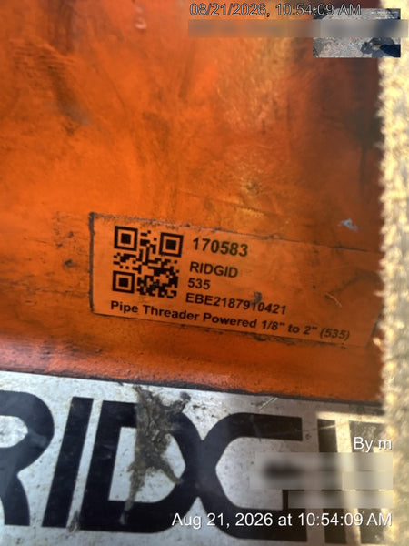 2021 RIDGID 535