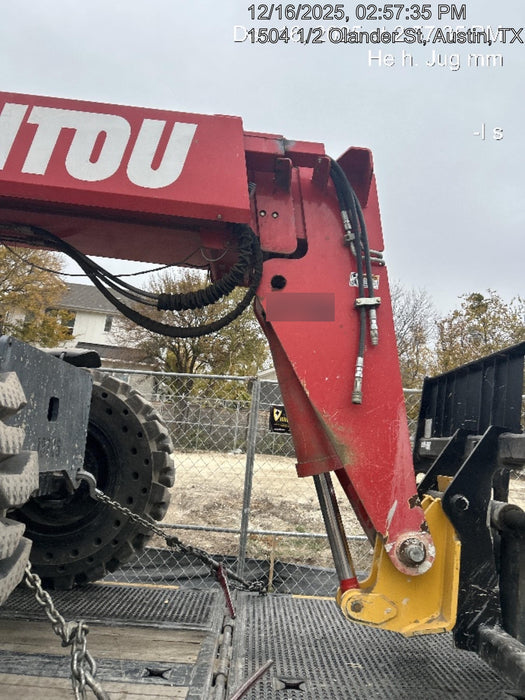 2018 Manitou MTA8044 MTA 8044 - 74 HP T4, Canopy, Worklights/Strobe, Beacon, 66" Carriage, 48" Forks, Solid Tires, Lift Hook, Aux Hydraulics