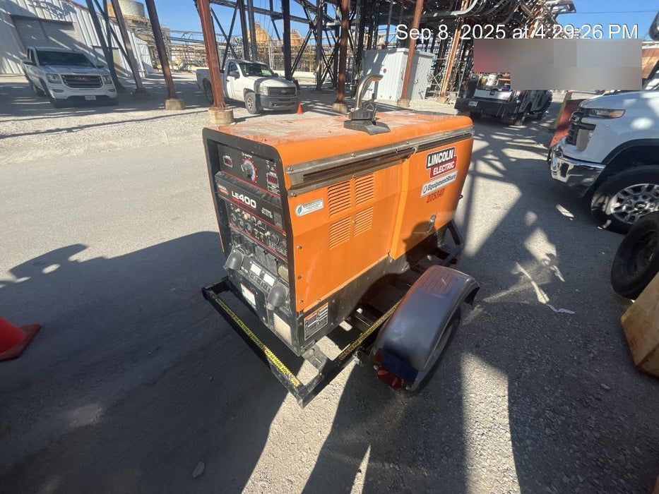 2022 Lincoln Electric LE400 Kubota V1505, Trlr, Cable Rack, Light Kit, ES Decals, T3