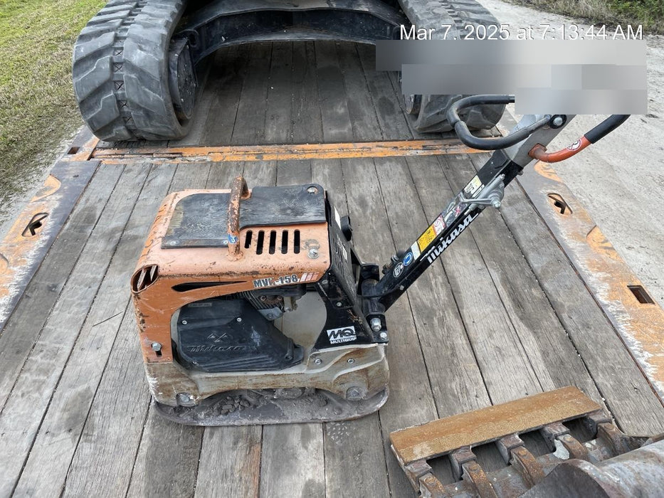 2022 Multiquip MVH158 Honda GX200, 17" Plate, Gas