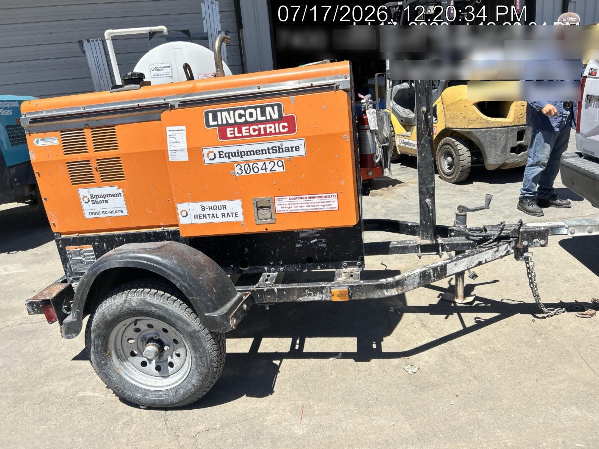 2023 Lincoln Electric LE400 Kubota V1505, Trlr, Cable Rack, Light Kit, ES Decals, T3