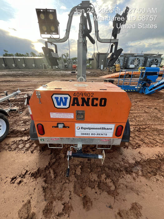 2024 Wanco WLTT-4MM4K Diesel, Deep Sea Controller, Shore Power Plug, Auto Start, (4) 350W LED Floodlights, 4kW Generator, 60 Gal Fuel Tank, 2" Ball, T3