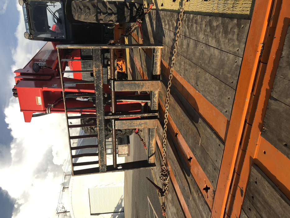 2020 Manitou MTA8044 74hp T4F, Cab/Heat/Air, Cab and Boom LED work lights, Auxiliary Hydraulics, Solid Tires, Amber strobe, Lift Hook w/66" Carriage, 60" Forks