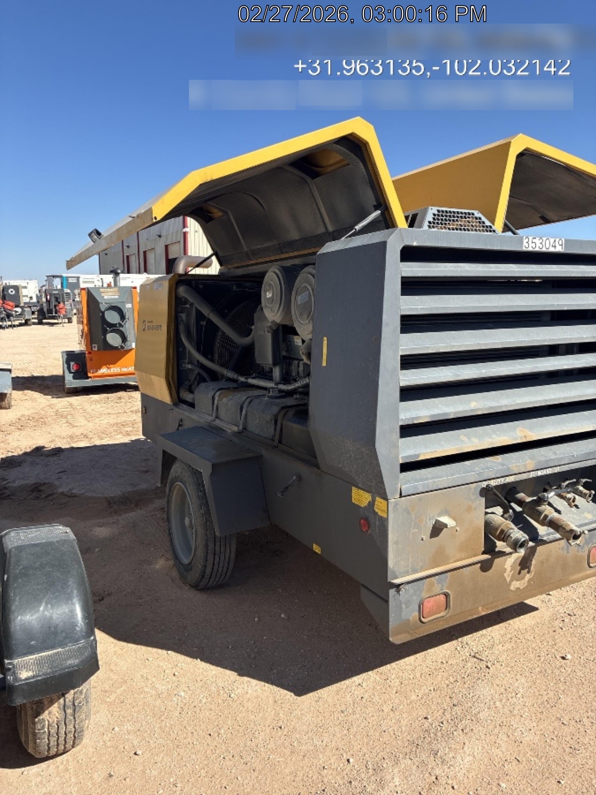 2023 ATLAS COPCO XAS 900