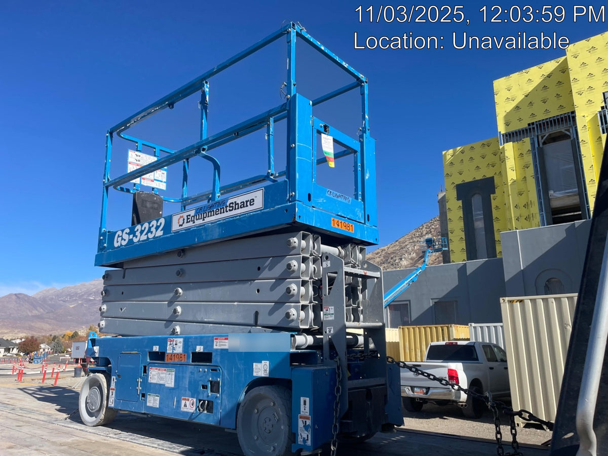 2020 Genie GS-1930 Solid Non Marking Tires, Beacon, Folding rails with half height swing gate