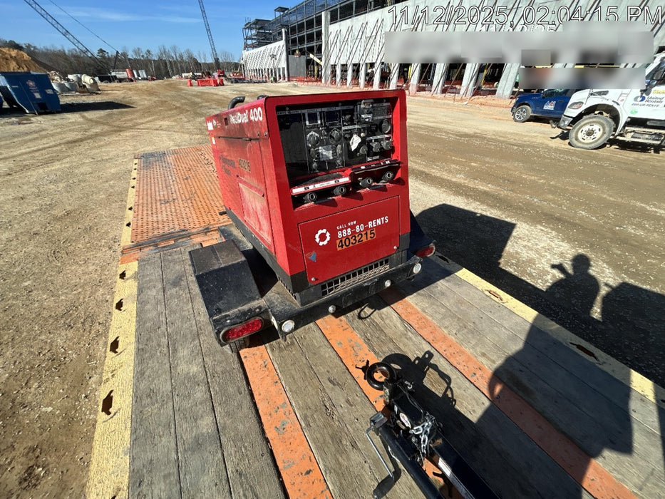 2024 Shindaiwa DGW400MDL Kubota D902 Engine, 23 HP, Dual Op Welder, Wire, Arc, Droop Stick, Tig, and CC Stick Functionality, Simulphase, 3 Phase and 1 Phase Gen Output, Single Axle NB Trlr, Slr Trckl Chrg 12V 12W, Fire Ext