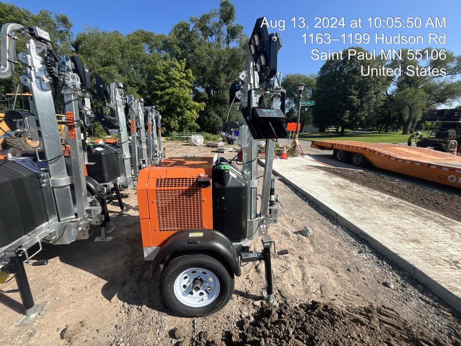 2024 Wanco WLTT-4MM4K Diesel, Deep Sea Controller, Shore Power Plug, Auto Start, (4) 350W LED Floodlights, 4kW Generator, 60 Gal Fuel Tank, 2" Ball, T3