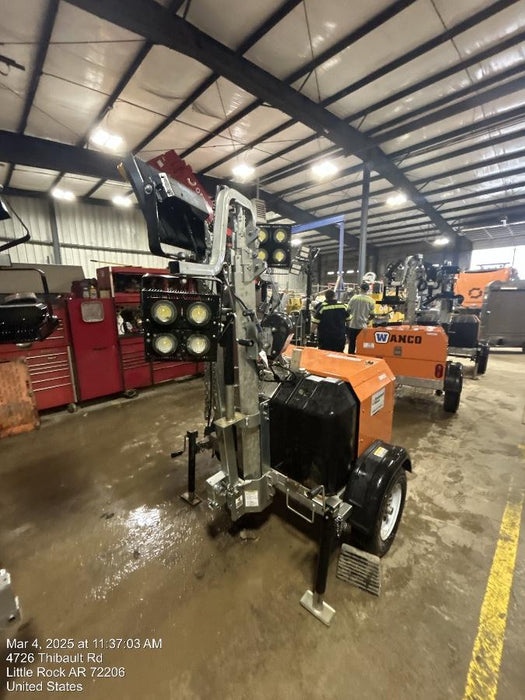 2024 Wanco WLTT-4MM4K Diesel, Deep Sea Controller, Shore Power Plug, Auto Start, (4) 350W LED Floodlights, 4kW Generator, 60 Gal Fuel Tank, 2" Ball, T3