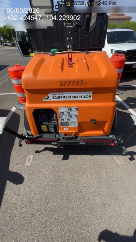 2023 Generac MLT2 Diesel, Flex Switch 120V Input, Powerzone Controller, 
(4) 320W LED Lights, 4kW Generator, 39.9 Gal Fuel Tank, 2" Ball, T3
