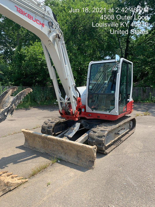 2020 Takeuchi TB290C Cab/Heat/Air, Rubber Tracks, Manual TAG QC