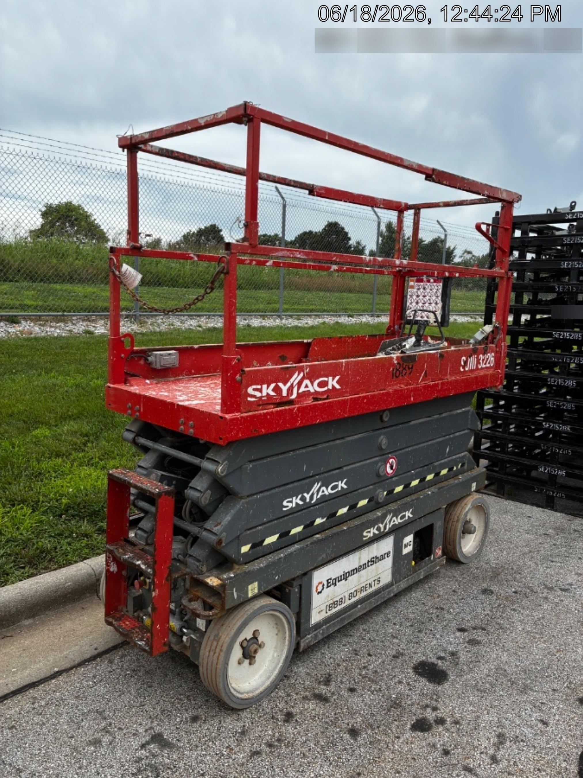 2016 Skyjack SJIII-3226 26' Electric Scissor Lift