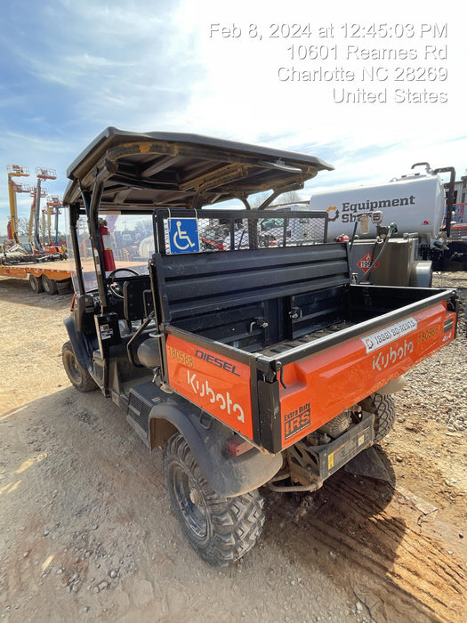 2021 Kubota RTV-X1140W-H Plastic Canopy, Windshield Acrylic Clear, LED Strobe Light, Wire Harness Kit, Back up Alarm