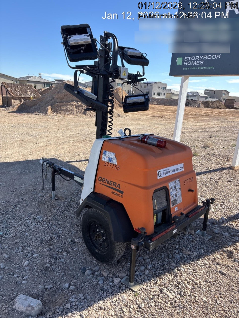 2023 Generac MLT2 Diesel, Flex Switch 120V Input, Powerzone Controller, 
(4) 320W LED Lights, 4kW Generator, 39.9 Gal Fuel Tank, 2" Ball, T3