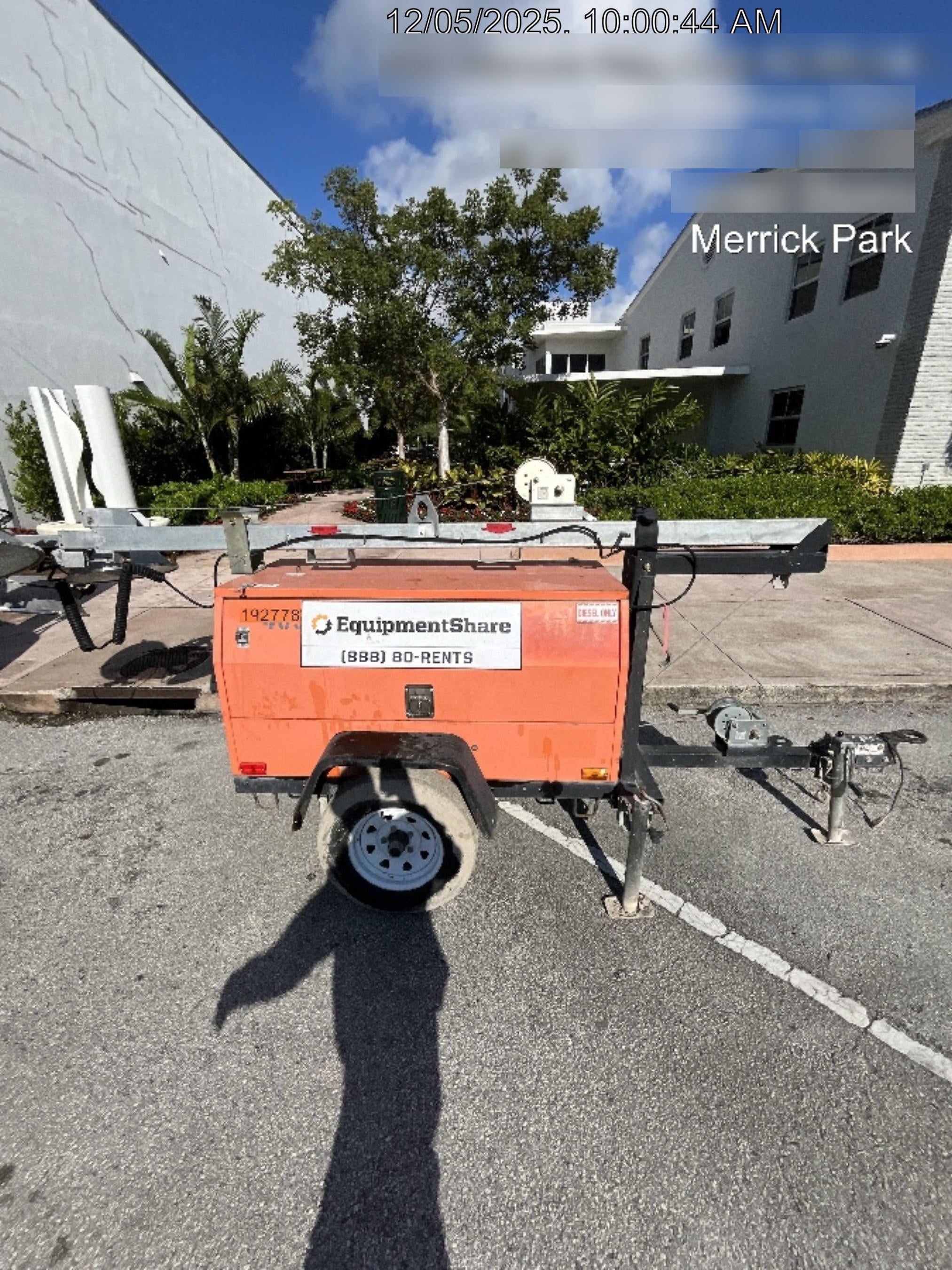 2017 Wanco WLT-4M PORTABLE LIGHT TOWER