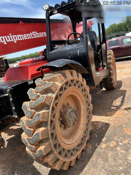 2020 Manitou MTA10055 Canopy, 120 HP, Solid Tires, Work Lights, Lift Hook, Auxiliary Hydraulics w/66" Carriage and 60" Forks