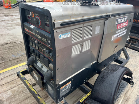 2020 Lincoln Electric Vantage 322 Welder Ready-Pak 3, w/ GPS & Decals (includes trailer, cable rack, fender light kit)