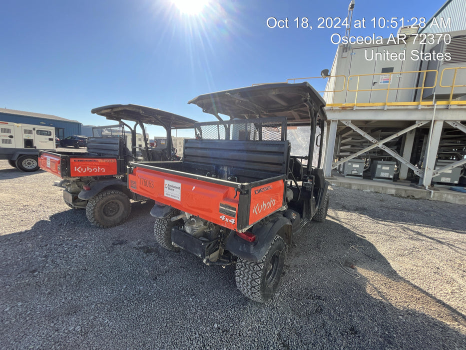 2021 Kubota RTV-X1140W-H Plastic Canopy, Windshield Acrylic Clear, LED Strobe Light, Wire Harness Kit, Back up Alarm