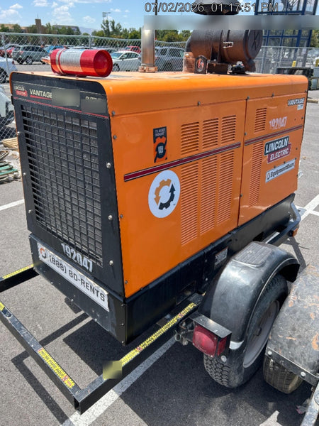 2021 Lincoln Electric Vantage 549X Ready Pak 3, ORANGE (includes trailer, cable rack, fender light kit)