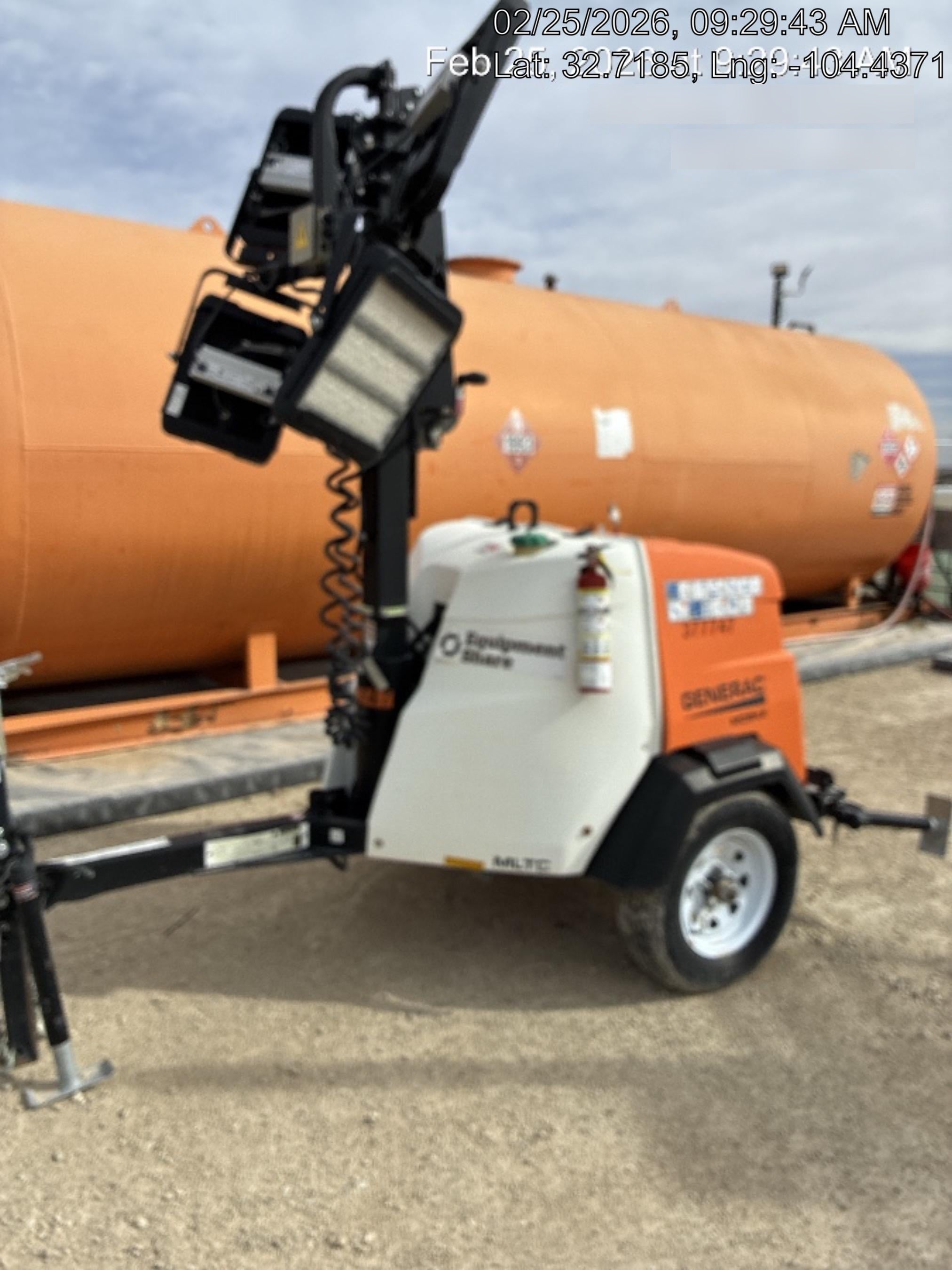 2023 Generac MLT2 Diesel, Flex Switch 120V Input, Powerzone Controller, 
(4) 320W LED Lights, 4kW Generator, 39.9 Gal Fuel Tank, 2" Ball, T3