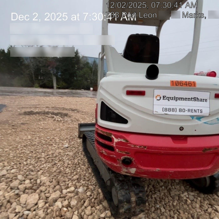 2020 Takeuchi TB235-2R Canopy, Rubber Tracks, Manual TAG QC