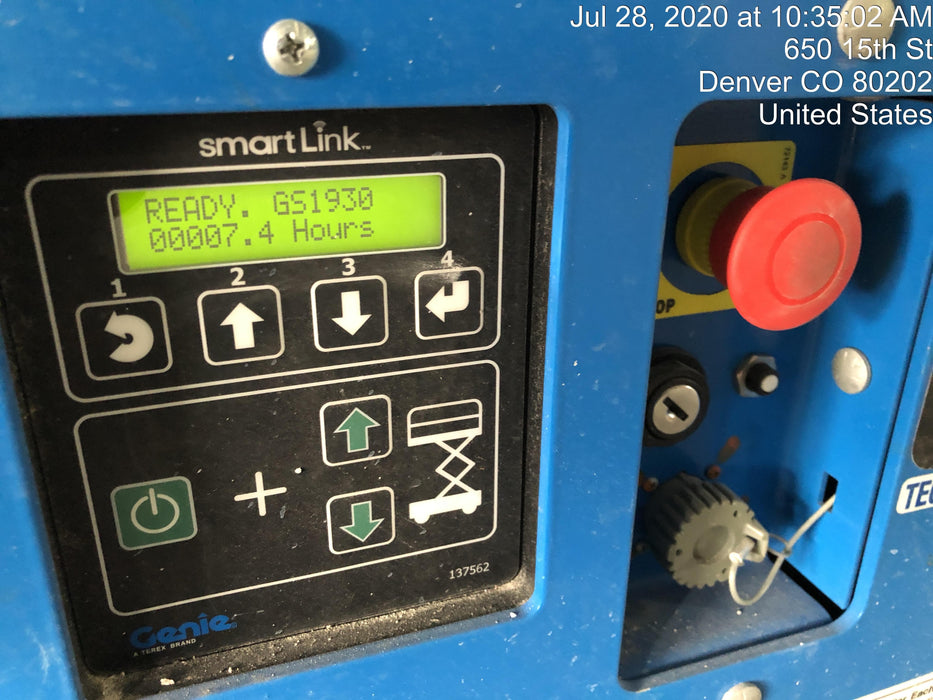 2020 Genie GS-1930 Fixed rails with chain entry gate - Pre A92.20