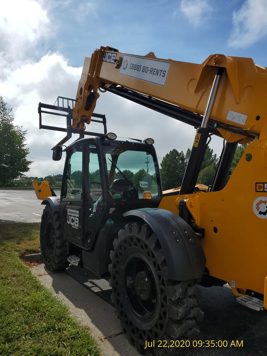 2020 JCB 510-56 Cab/Heat/Air, Solid Tires, Work Lights, Beacon, Aux Hydraulics, Back up Alarm, Lifting Eye, ES Decals