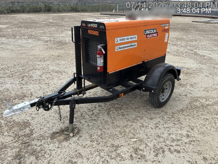 2022 Lincoln Electric LE400 Kubota V1505, Trlr, Cable Rack, Light Kit, ES Decals, T3