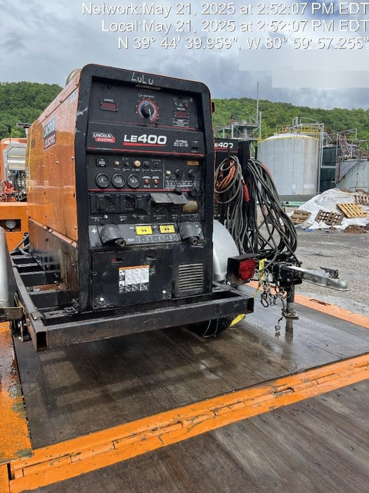 2022 Lincoln Electric LE400 Kubota V1505, Trlr, Cable Rack, Light Kit, ES Decals, T3