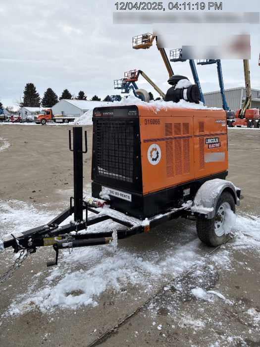 2023 Lincoln Electric Vantage 549X Crosslink Technology, Trailer Mounted, ES Decals, T3