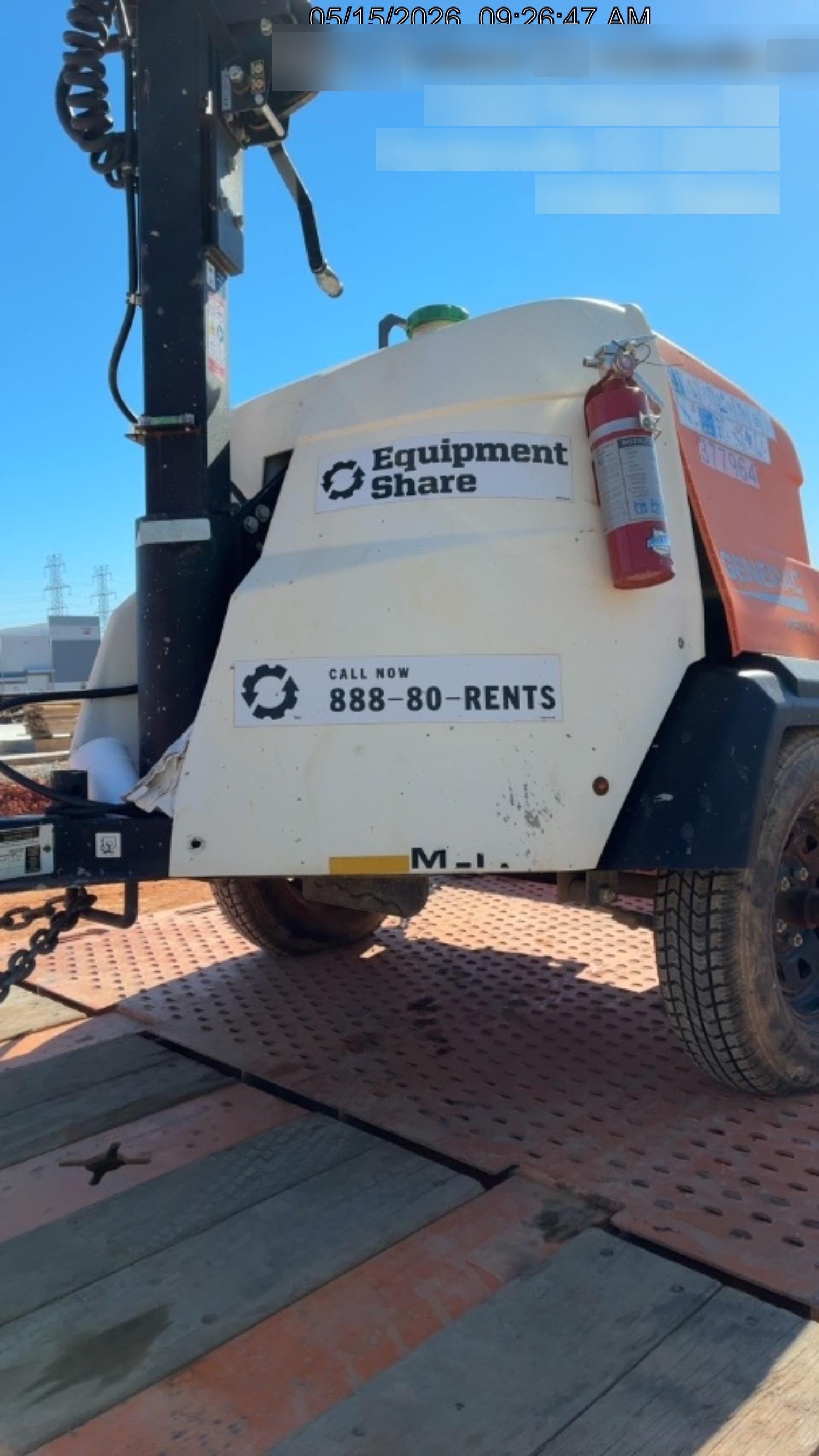 2023 Generac MLT2 Diesel, Flex Switch 120V Input, Powerzone Controller, 
(4) 320W LED Lights, 4kW Generator, 39.9 Gal Fuel Tank, 2" Ball, T3