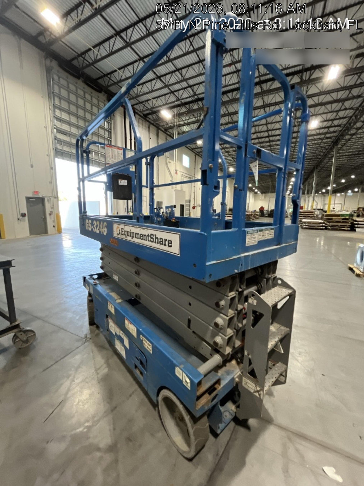 2019 Genie GS-3246 Folding rails with full height swing gate