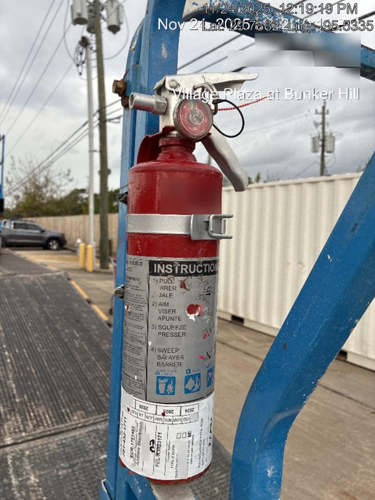 2019 Genie GS-1930 Fixed Rails with Chain Entry