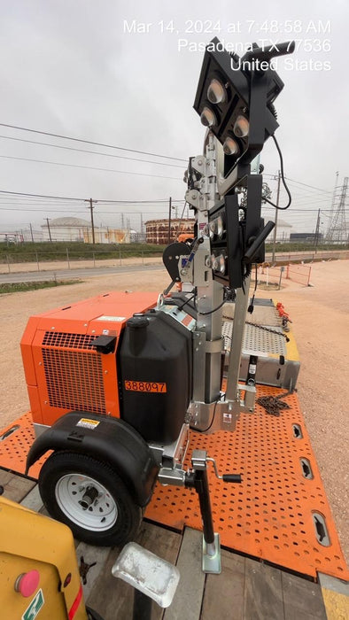 2024 Wanco WLTT-4MM4K Diesel, Deep Sea Controller, Shore Power Plug, Auto Start, (4) 350W LED Floodlights, 4kW Generator, 60 Gal Fuel Tank, 2" Ball, T3