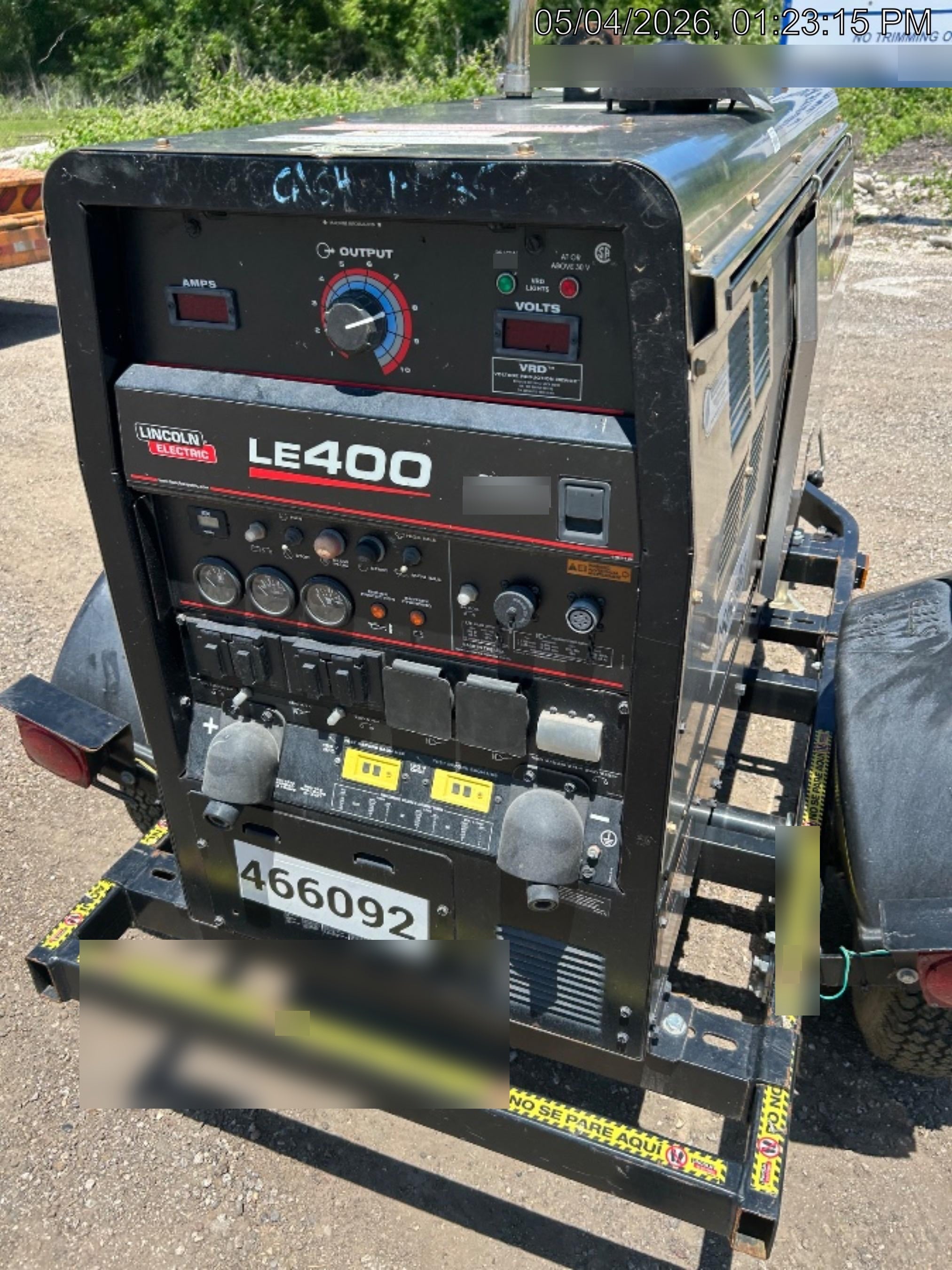 2024 Lincoln Electric LE400 Kubota V1505, Trlr, Cable Rack, Light Kit, ES Decals, T3