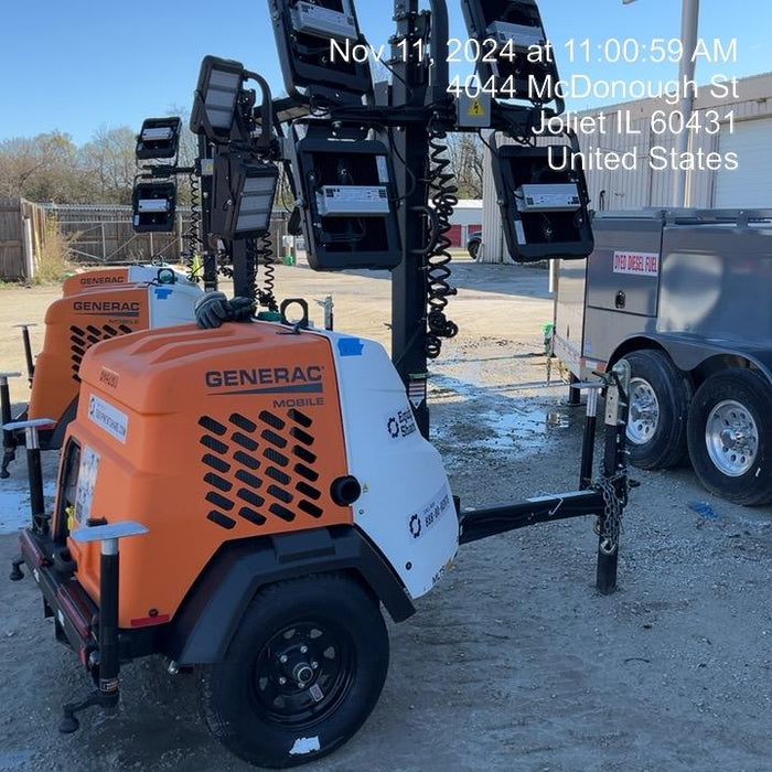 2024 Generac MLT2 Diesel, Flex Switch 120V Input, Powerzone Controller, 
(4) 320W LED Lights, 4kW Generator, 39.9 Gal Fuel Tank, 2" Ball, T3