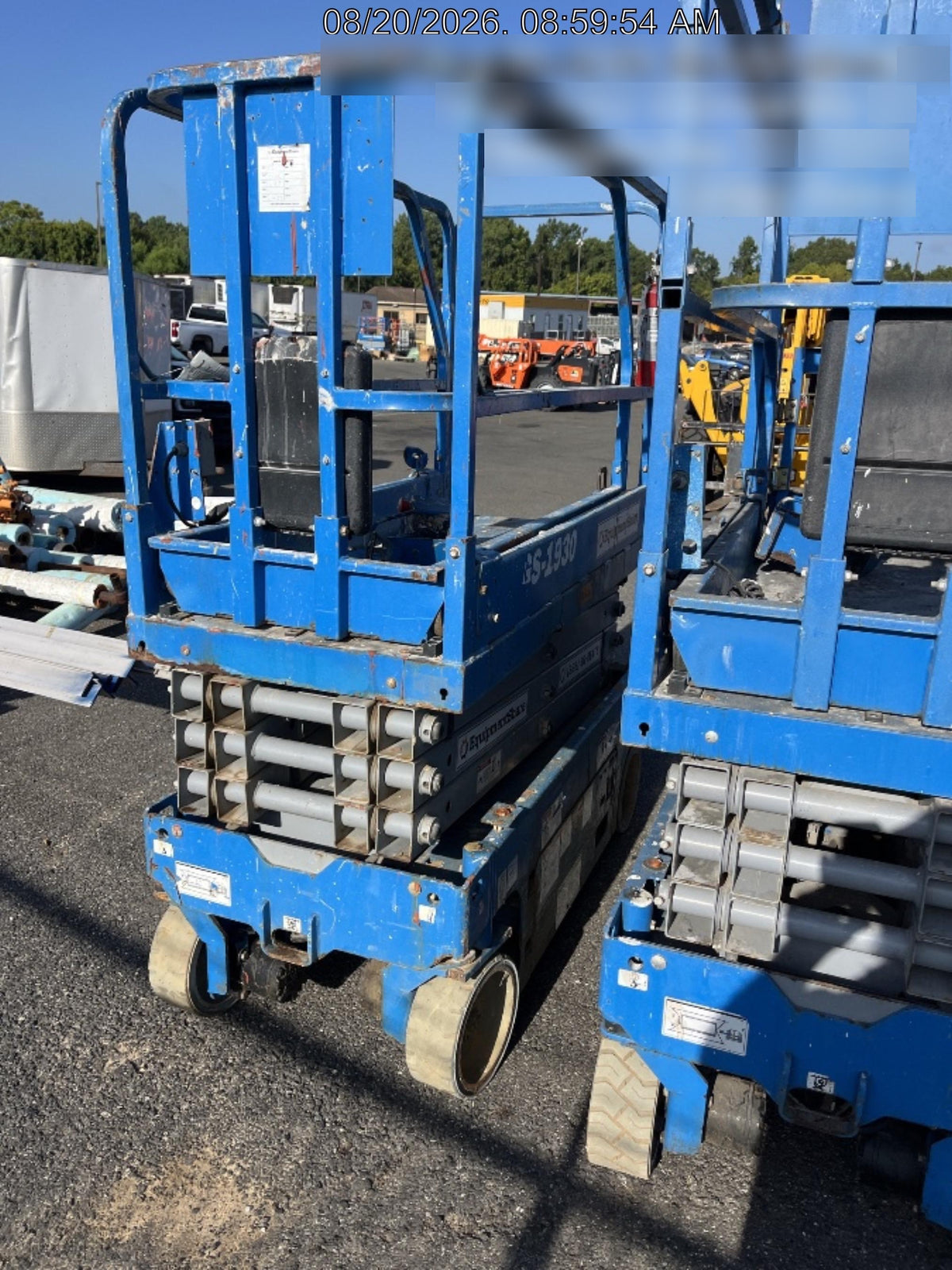 2019 Genie GS-1930 Fixed Rails with Chain Entry