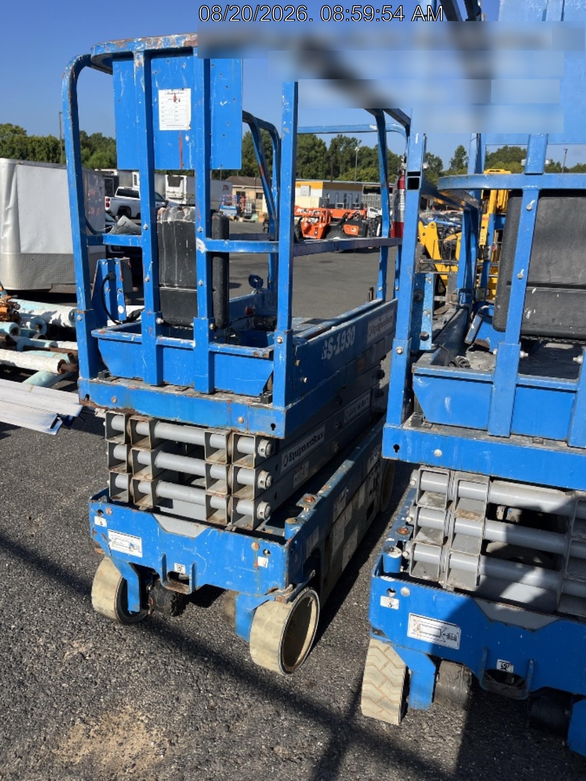 2019 Genie GS-1930 Fixed Rails with Chain Entry