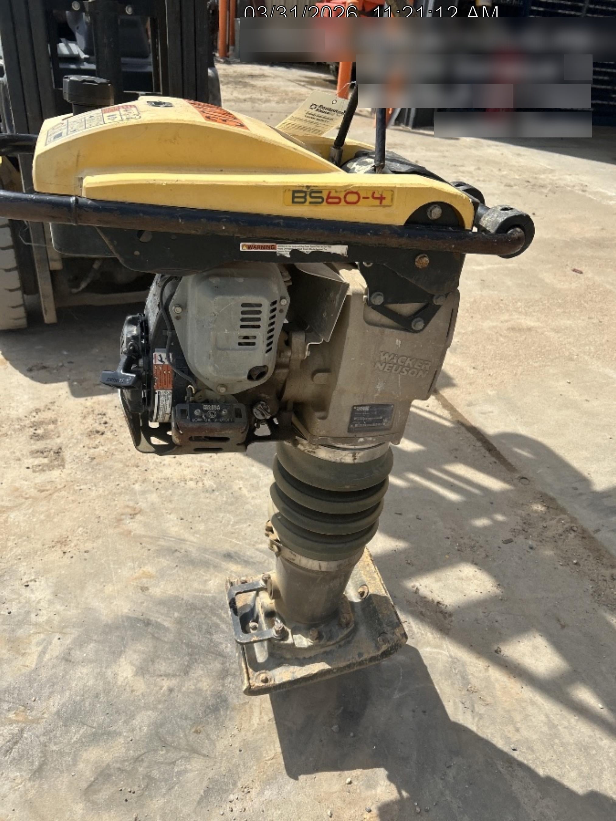 2019 WACKER NEUSON BS60-4As