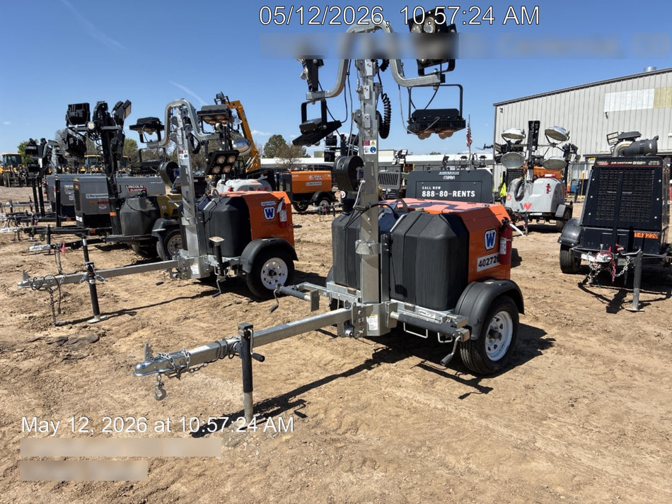 2024 Wanco WLTT-4MM4K Diesel, Deep Sea Controller, Shore Power Plug, Auto Start, (4) 350W LED Floodlights, 4kW Generator, 60 Gal Fuel Tank, 2" Ball, T3