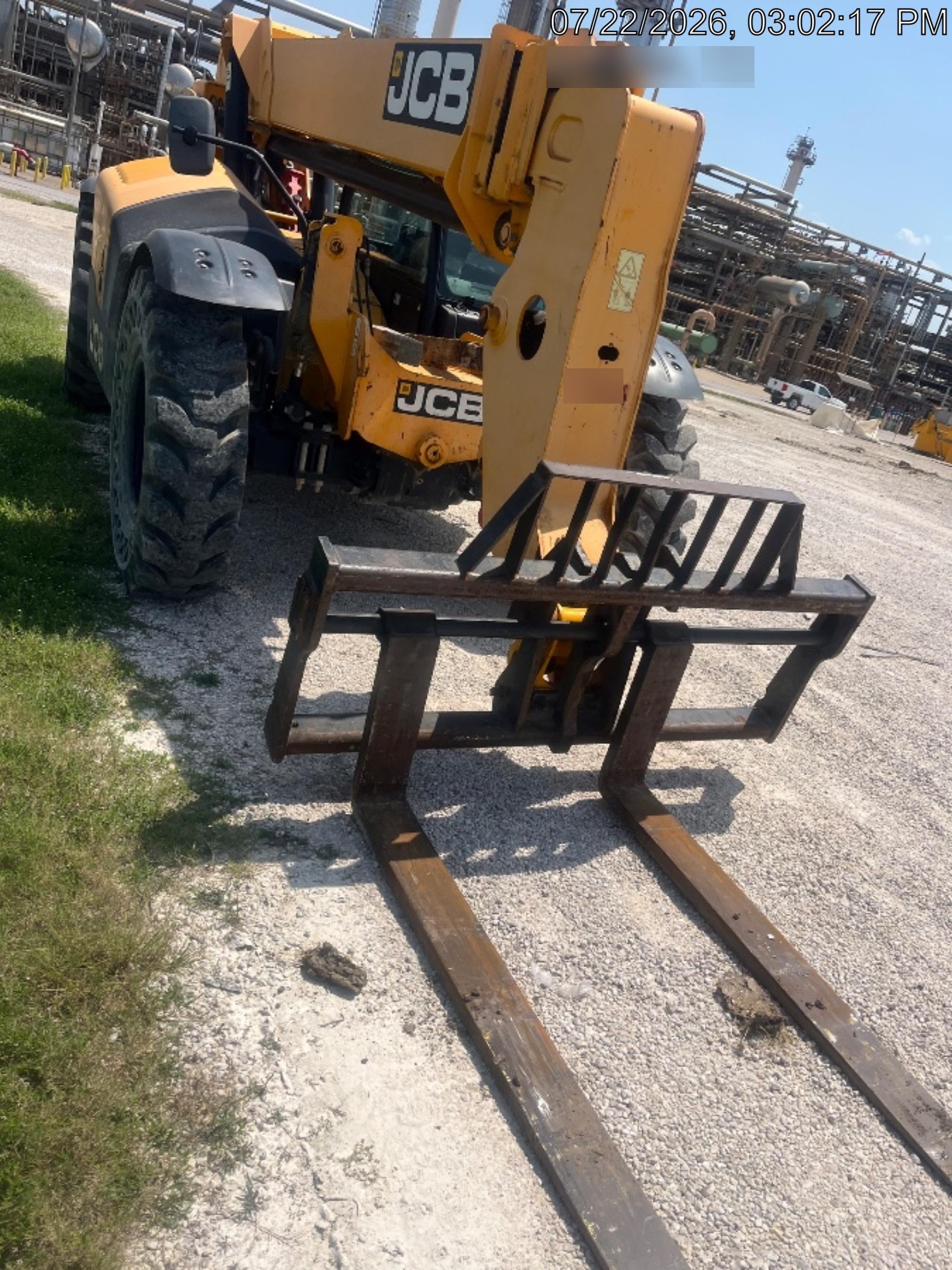 2020 JCB 509-42 Cab/Heat/Air, Solid Tires, Work Lights, Beacon, Aux Hydraulics, Back up Alarm, Lifting Eye, ES Decals
