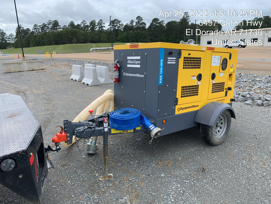 2021 ATLAS COPCO PAS 100 HF CS Enclosed