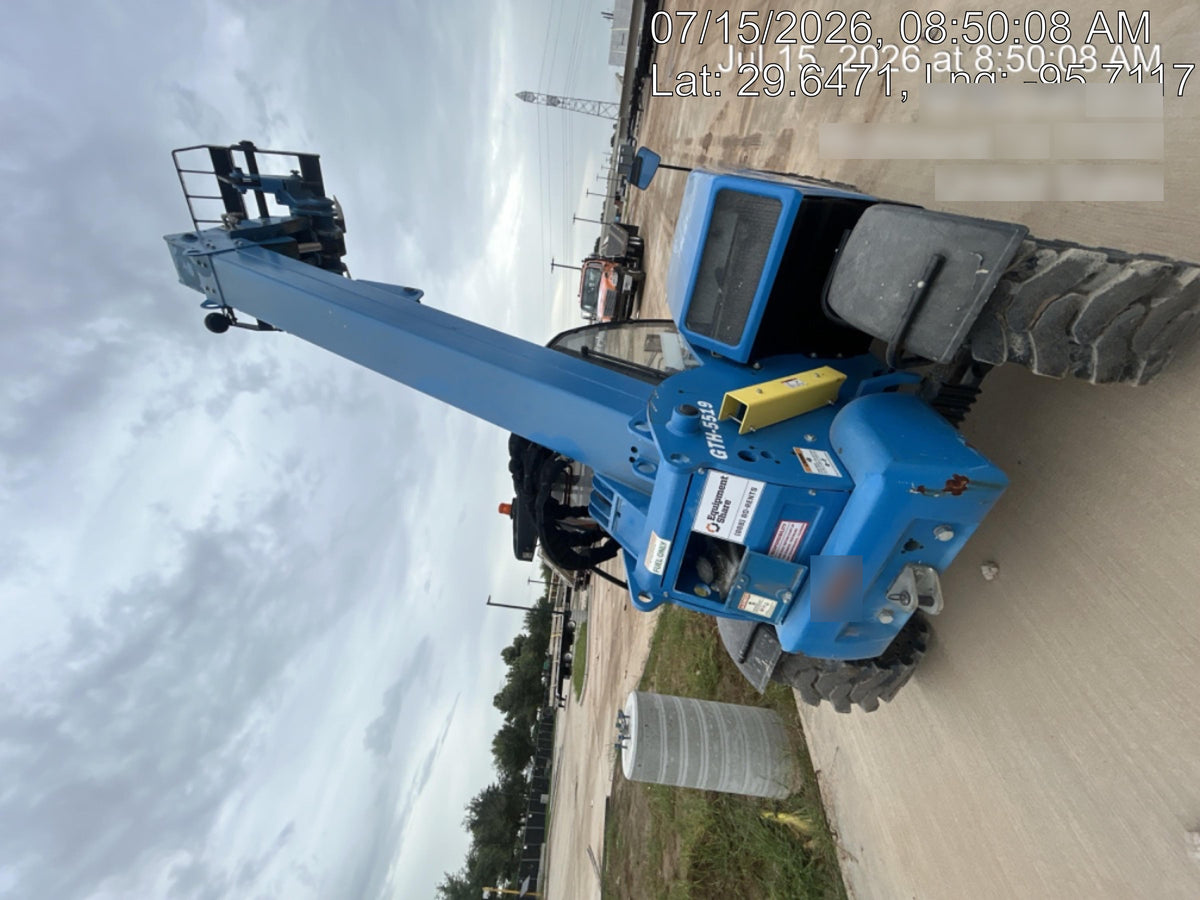 2020 Genie GTH-5519 Cab/Heat/Air, Solid Tires, Work Lights, Beacon, Aux Hydraulics, Back up Alarm