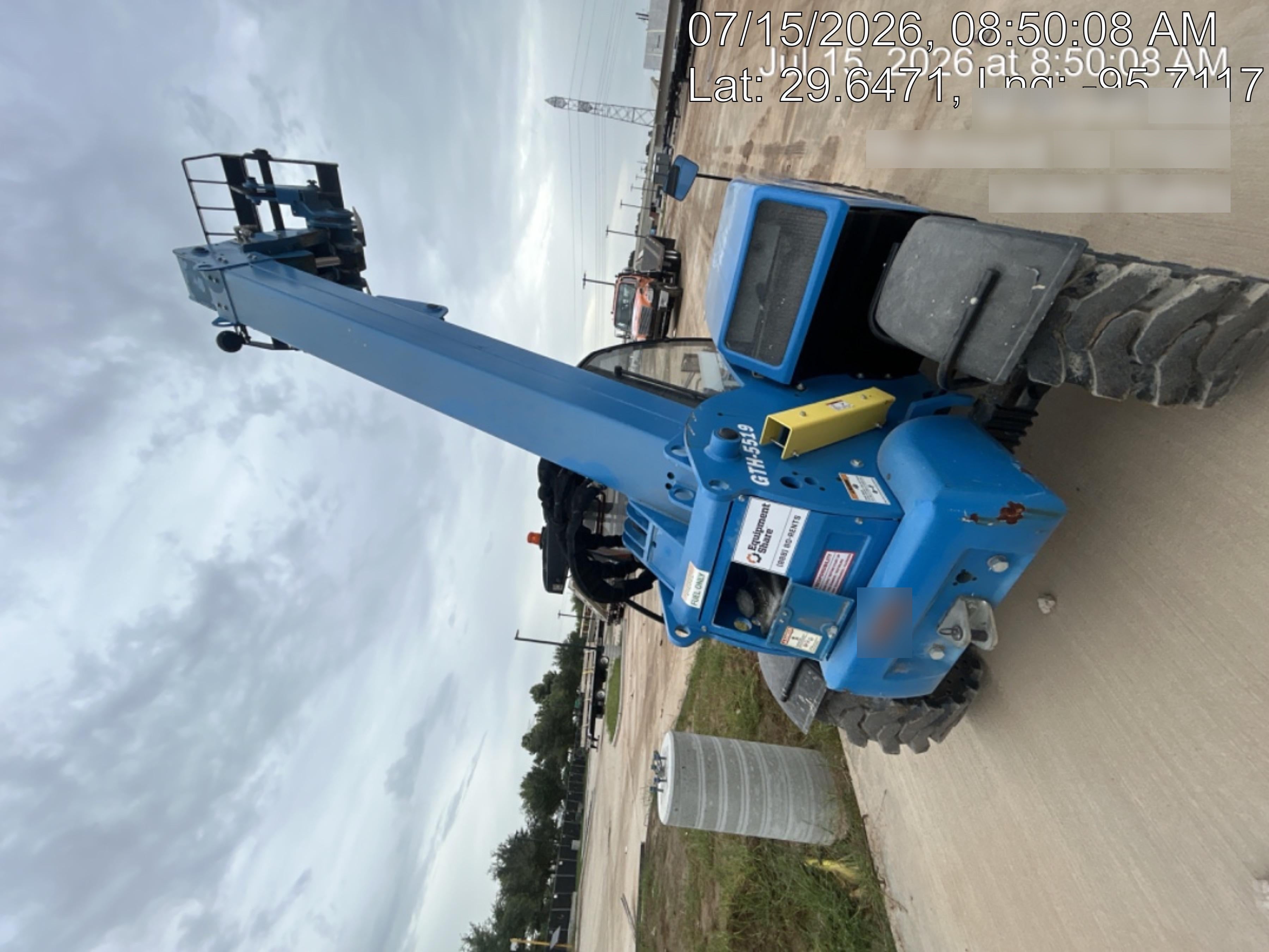 2020 Genie GTH-5519 Cab/Heat/Air, Solid Tires, Work Lights, Beacon, Aux Hydraulics, Back up Alarm