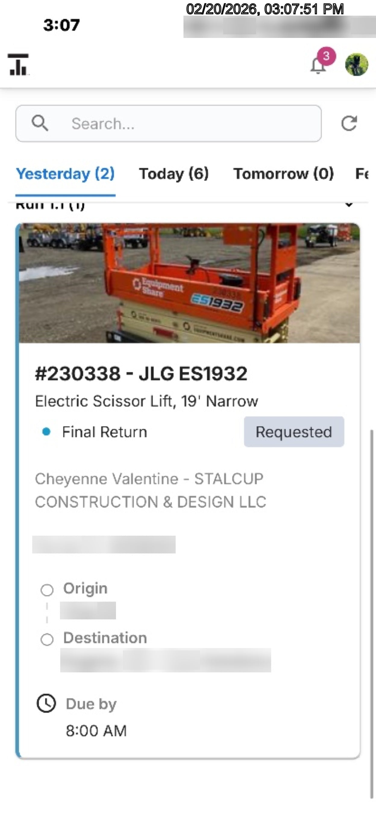 2022 JLG ES1932