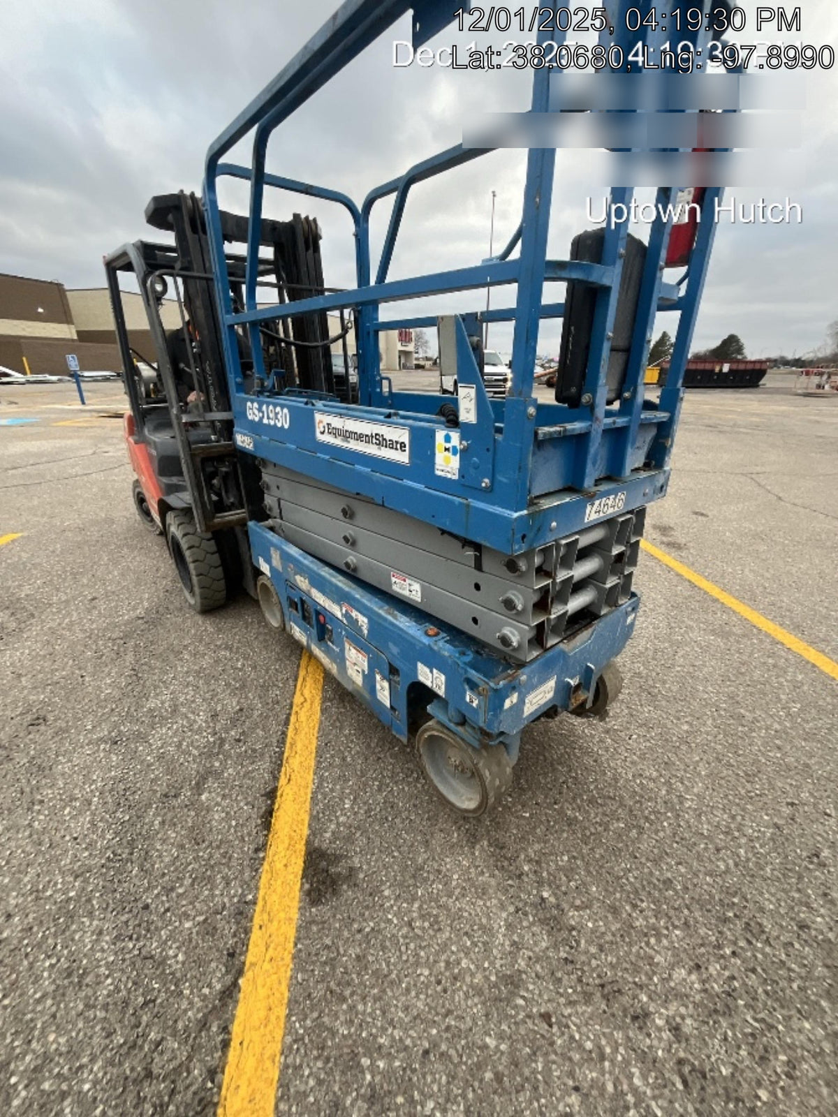 2020 Genie GS-1930 Fixed rails with chain entry gate - Pre A92.20