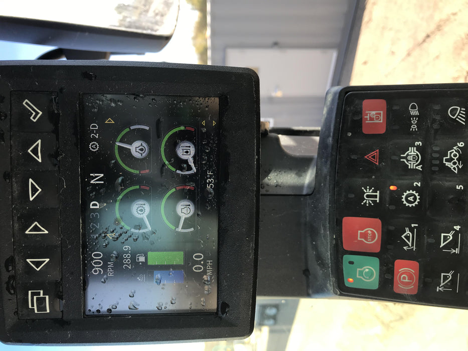 2019 John Deere 524L Cab/Heat/AIR, 3rd Function Hydraulics, Hydraulic JRB QC 2.75 Yd. Bucket, 60" Carriage/72" Forks