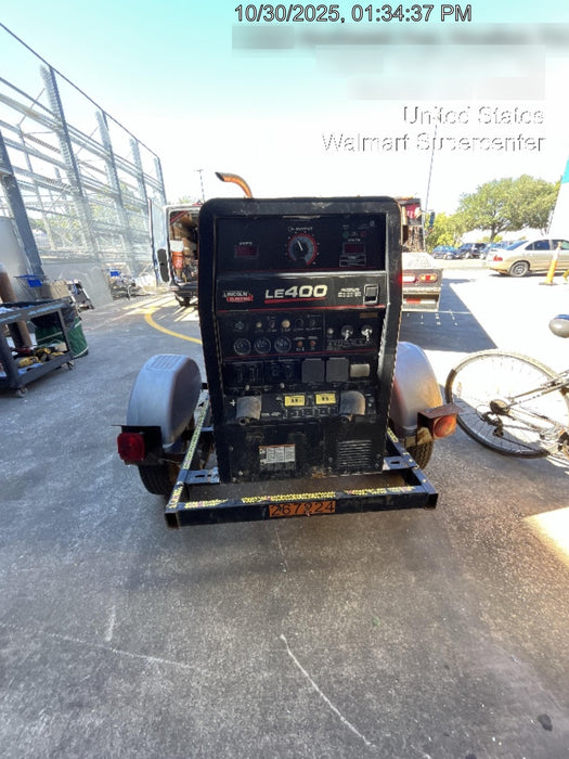 2022 Lincoln Electric LE400 Kubota V1505, Trlr, Cable Rack, Light Kit, ES Decals, T3