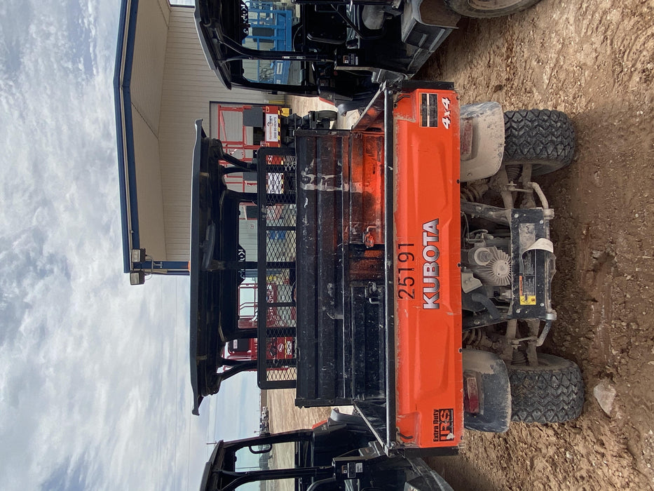 Kubota RTV-X1140W-H 4wd Utility Cart, LED Strobe, Windshield Tempered Glass, Pastic Canopy, Wire Harness Kit, Backup Alarm