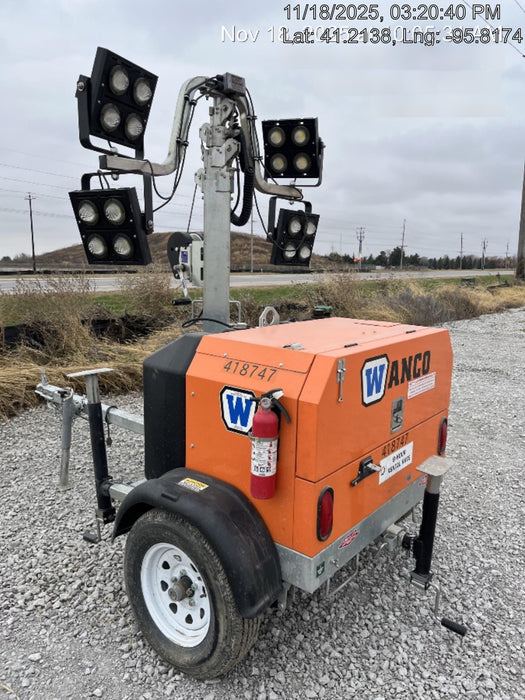 2024 Wanco WLTT-4MM4K Diesel, Deep Sea Controller, Shore Power Plug, Auto Start, (4) 350W LED Floodlights, 4kW Generator, 60 Gal Fuel Tank, 2" Ball, T3